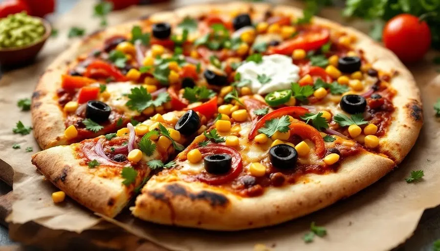 Mexican Veg Pizza