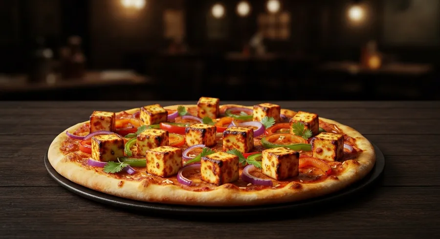 Paneer Tikka Pizza