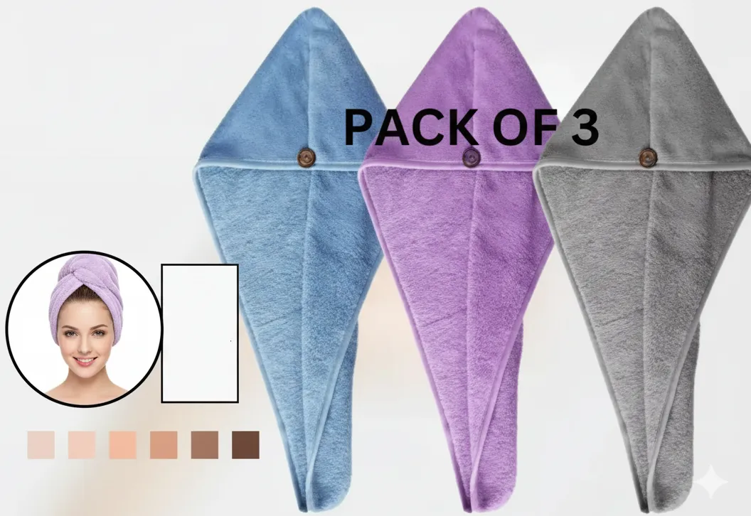 Microfiber Hair Turban for Women